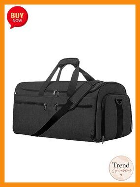 2-in-1 Convertible Garment Duffel Travel Bag for Suits & Shoes Carry On